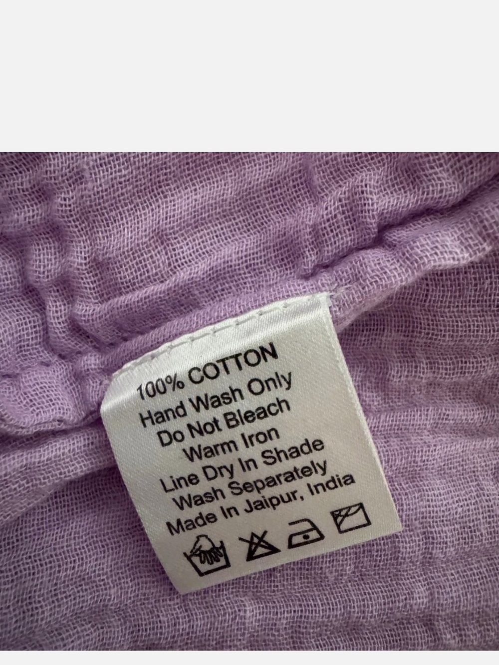Daughters of India Maxi Lilac Gauze Kyra Dress - Picture 11 of 11